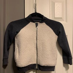 Old Navy Teddy Bomber Jacket/Sweatshirt
